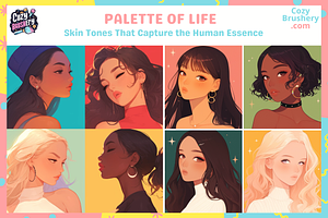 Procreate Skin Tone Swatches Palette