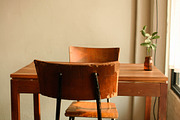 Minimal style cafe restaurant featuring cafe, interior, and table, a Business Photo by mutita.narkmuang (Thumbnail 1 of 2)