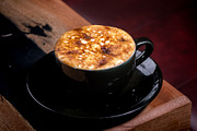 Caramel Coffee Delight on black cup, a Food & Drink Photo by addictype (Thumbnail 2 of 2)
