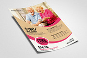 10 Senior Care Homes Flyers Bundle, a Flyer Template by Psd Templates (Thumbnail 8 of 11)