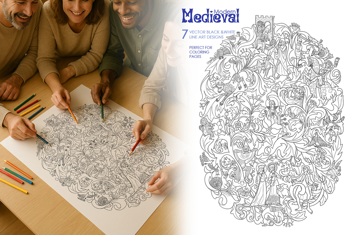Medieval watercolor collection, a Person Illustration by Ekaterina Glazkova (Photo 6 of 15)
