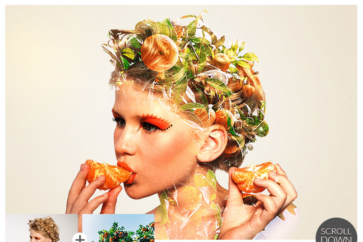 Double Exposure Photoshop Template preview 7