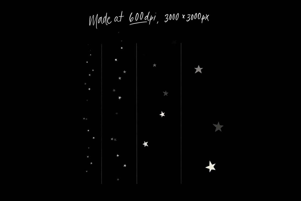 Super Star Brush for Procreate, a Brush Add-On by michlaure (Photo 2 of 2)