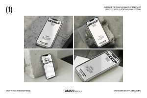 AMANI IPhone Mockup Collection Vol.1