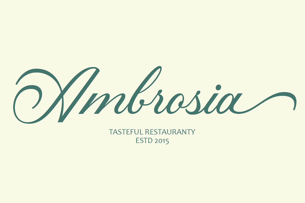Histogram Script Font, a Script Font by Arendxstudio (Photo 4 of 8)