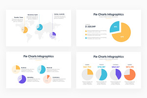 Pie Charts Infographics - PowerPoint