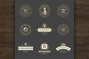 36 Restaurant Logos and Badges, a Branding & Logo Template by Vasya Kobelev (Thumbnail 11 of 19)
