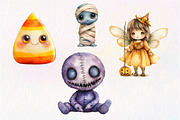 Whimsical Halloween Doll Sublimation, an Illustration by Dream Creation (Thumbnail 7 of 7)