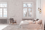 GRAY SCANDINAVIAN BEDROOM IMAGE SET, a Household Mockup by YKvisual (Thumbnail 7 of 7)