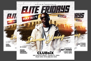 Dj Party Flyer Template, a Flyer Template by Hotpin