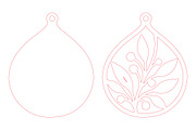 Rustic Botanical Wooden Christmas, an Object Graphic by CraftArtStudio (Thumbnail 3 of 3)