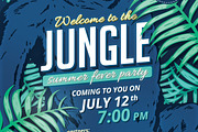 Jungle Fever Summer Party Flyer, a Flyer Template by pixart_pm (Thumbnail 2 of 5)