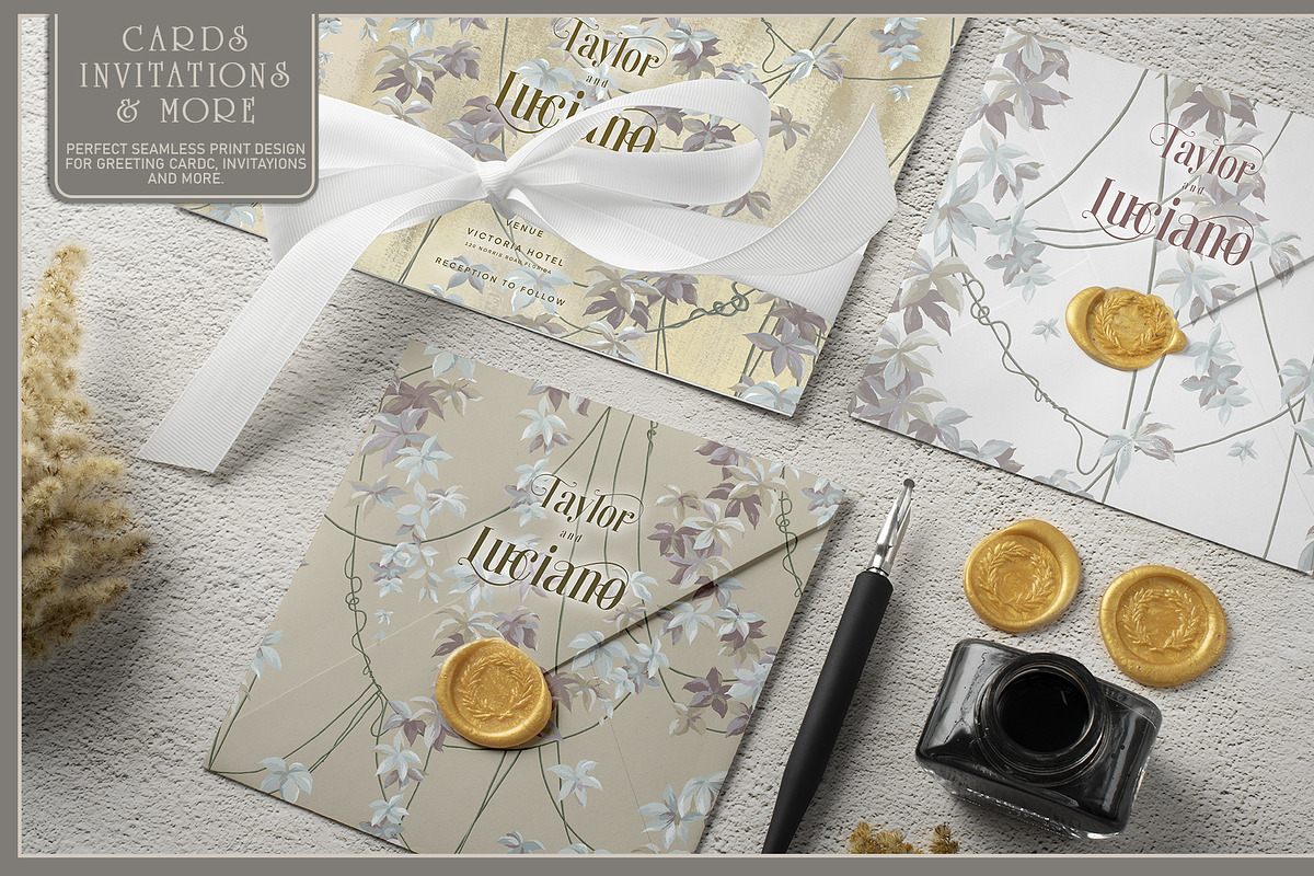 Fresco collection Virginia vines, a Wallpaper Graphic by Natalia0307 (Photo 8 of 22)
