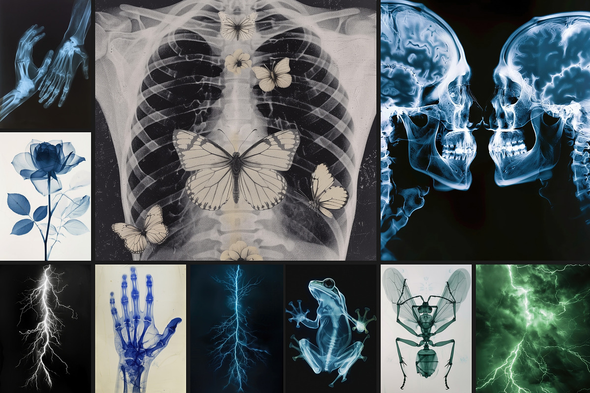55 Immortal X-ray Print Posters, a Texture Graphic by NassyArt (Photo 13 of 14)