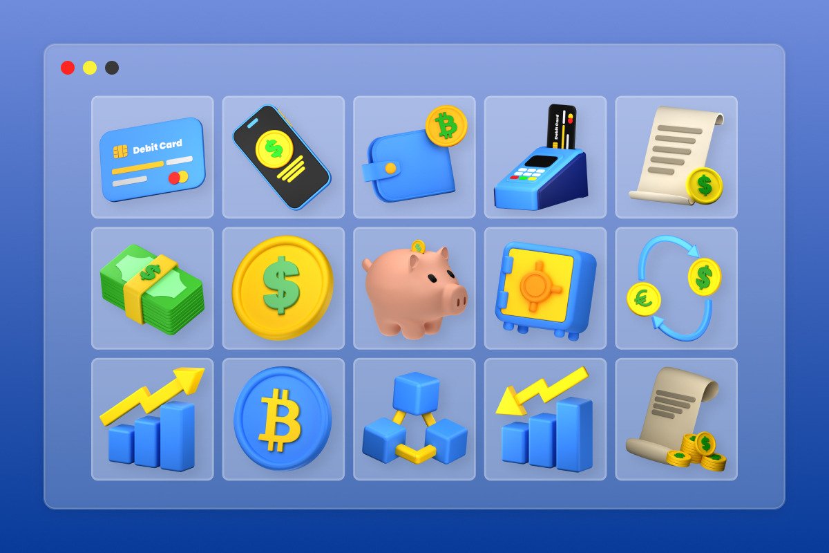 FinTech 3D Finance Icon Pack, a Finance Illustration by twinstd (Photo 5 of 6)