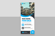 Real Estate Agency Roll Up Standee, a Stationery Template by Designgrove (Thumbnail 2 of 3)