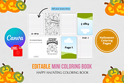 Mini Coloring Book Canva Template, a Print Template by Print Haven Mochi Vintage (Thumbnail 1 of 8)