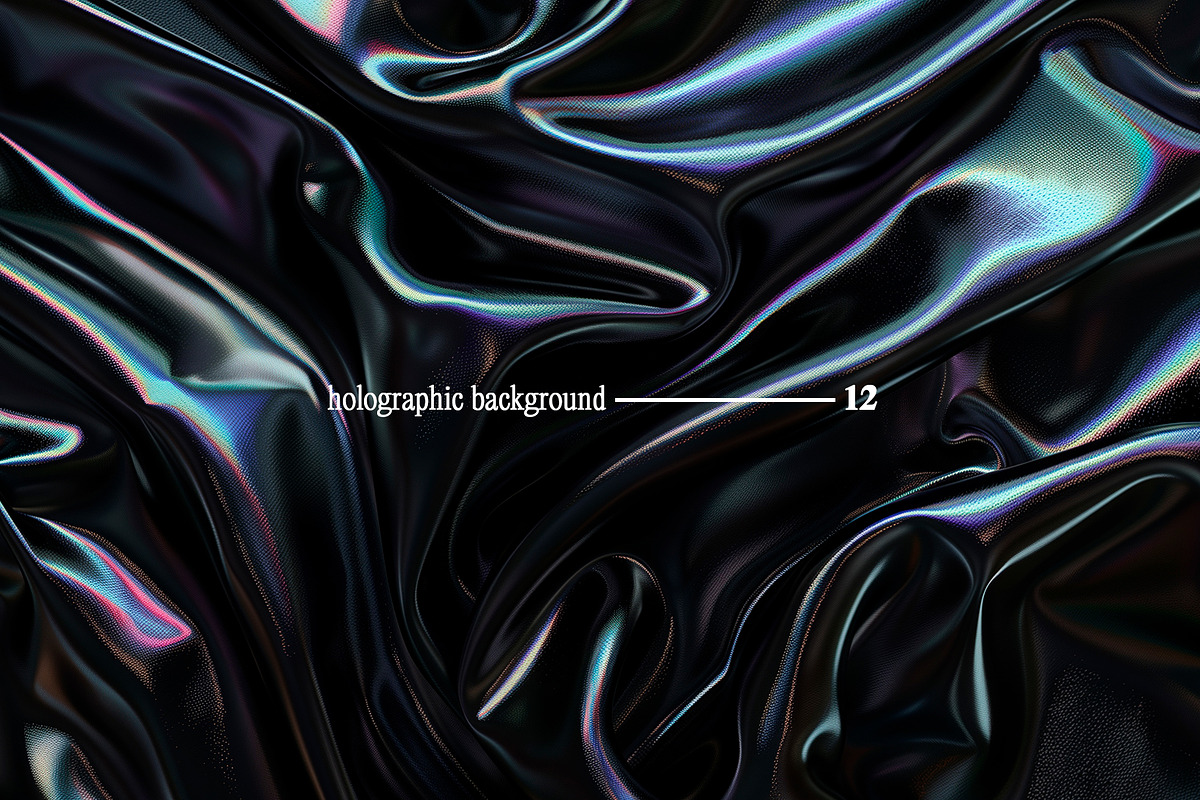 Dark Holographic Backgrounds, a Background Graphic by tatiankaart (Photo 13 of 17)