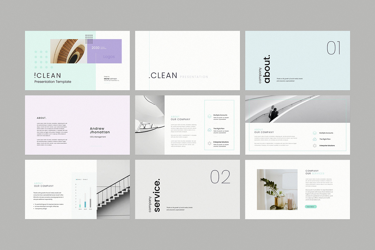 Clean - Creative PowerPoint Template, a Presentation Template by ...