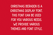 Christmas Beraden Font, a Serif Font by Iqsiart Studio (Thumbnail 4 of 6)