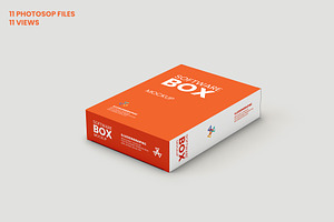 Software Box Mockup V.3 - 11 Views