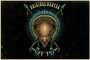 Native America Style Illustration