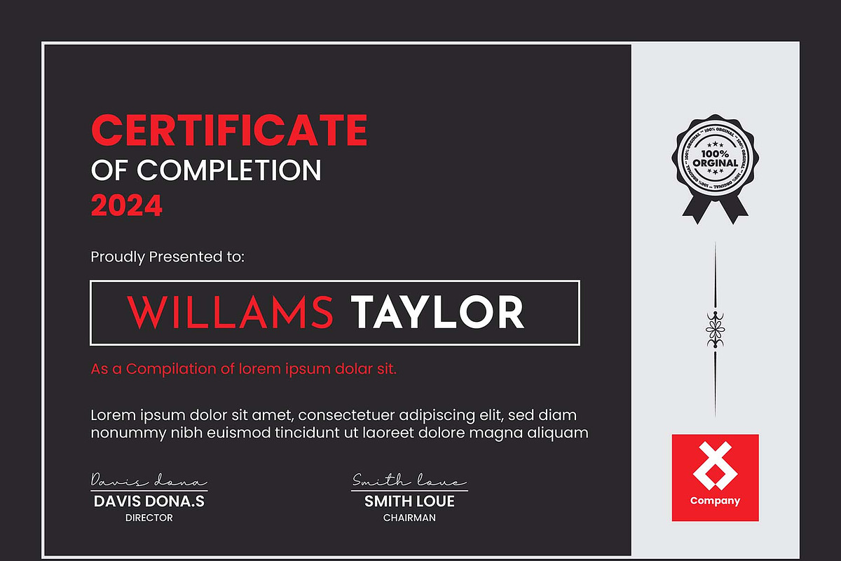 Creative Achievement Certificate, a Stationery Template by MRI STUDIO (Photo 2 of 11)