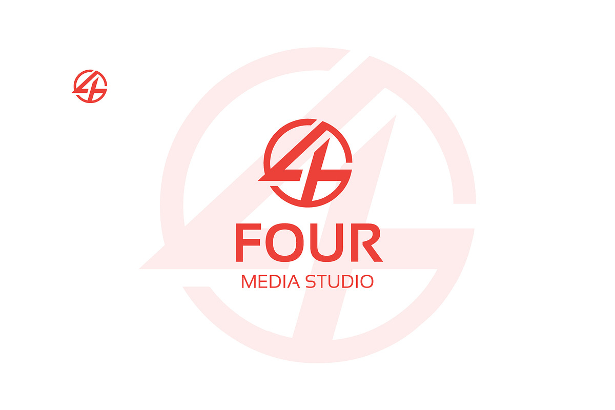 Number Four 4 Logo Circle - Template, a Templates & Theme by Assaldesigns (Photo 2 of 2)