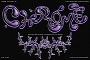 Chrome Text Effect 08, a Graphic by saintricchi (Thumbnail 5 of 6)