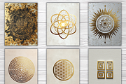 52 White Gilded Celestial Book Cover, a Brochure Template by LA Design (Thumbnail 5 of 10)