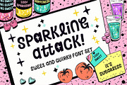 Sparkling Attack! Font, a Font by Paperly Studio (Thumbnail 1 of 7)