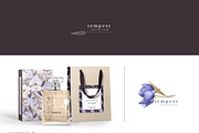 The Watercolor & Ink Flower & Leaf, an Object Graphic by Pretty Little Lines (Thumbnail 4 of 11)