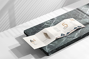 A4 Size Five Fold Brochure Mockup, a Print Template by pmvch (Thumbnail 14 of 20)