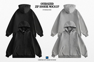 Zip Hoodie Mockup, a Hoody Mockup by Irhasalfahad