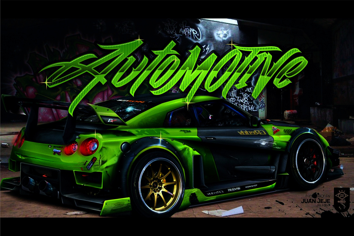 Wall Hunter II | Graffiti Tag Fonts