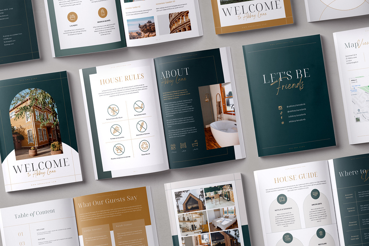AirBnb Rental Welcome Guide | Canva, a Brochure Template by Marigold Studios (Photo 8 of 8)