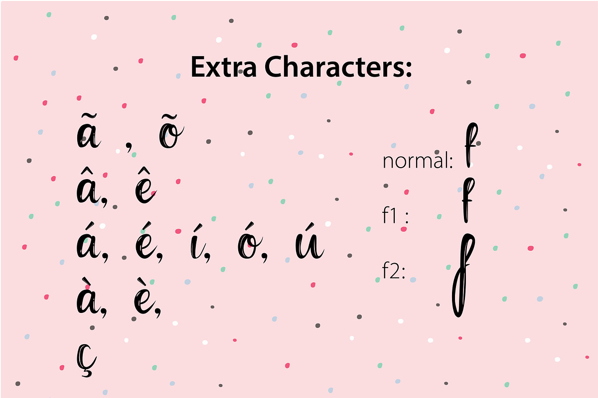 Coconut Font +FREE abstract patterns, a Script Font by Chimerique (Photo 13 of 13)