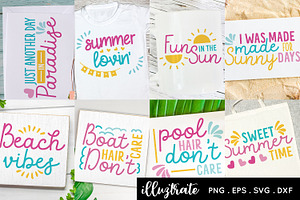 Summer SVG Bundle | Beach SVG Bundle