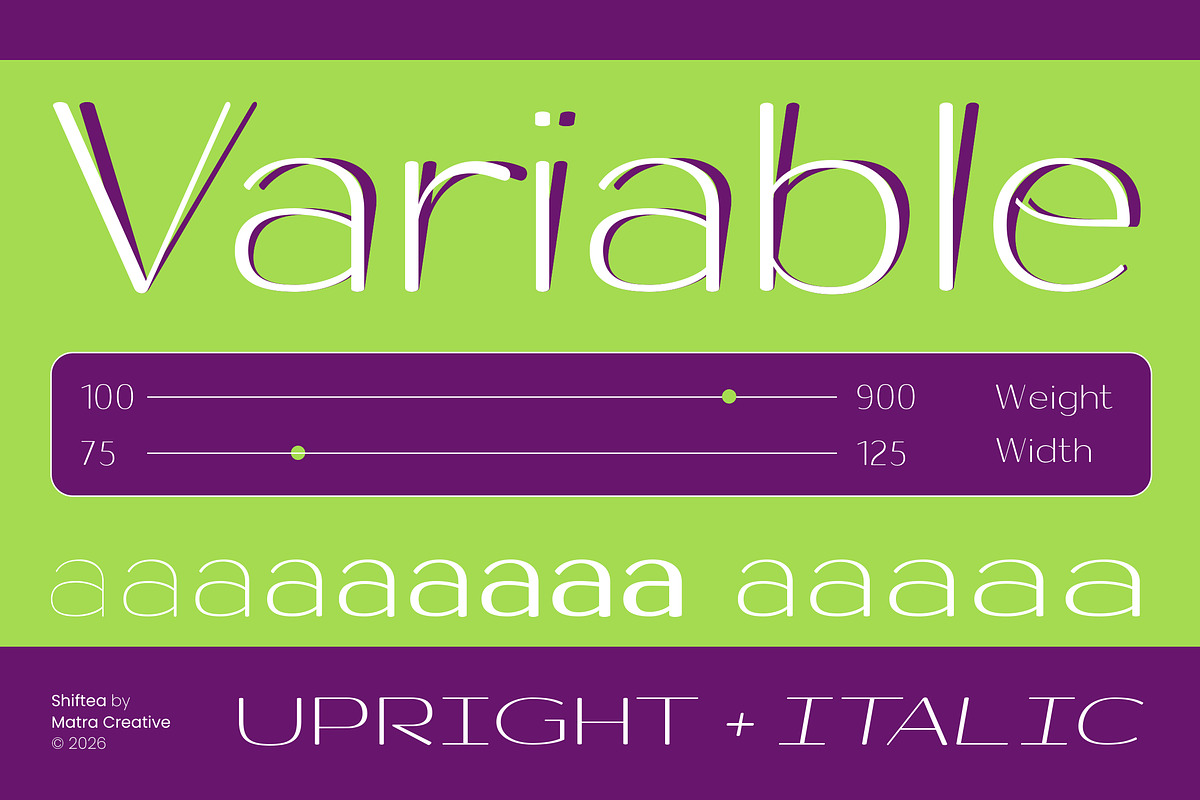 Shiftea, a Font by Matra Creative (Photo 13 of 15)