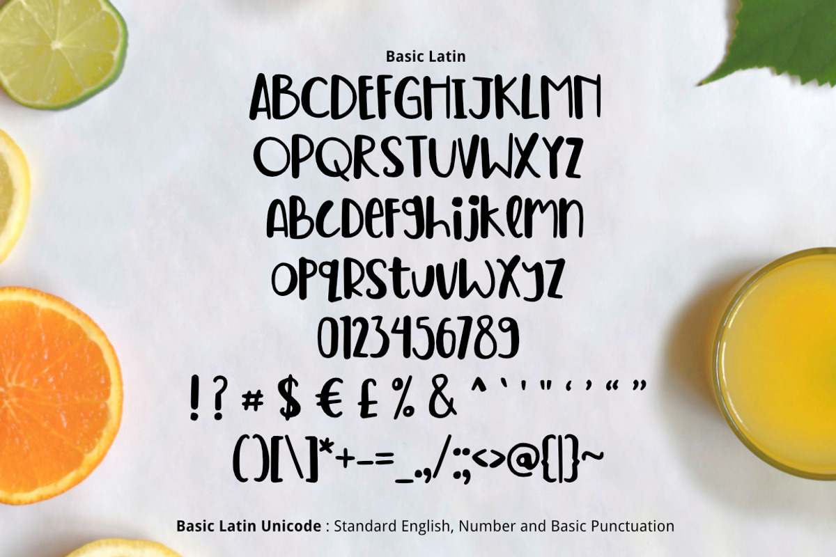 Tiny Lemon Font preview 2