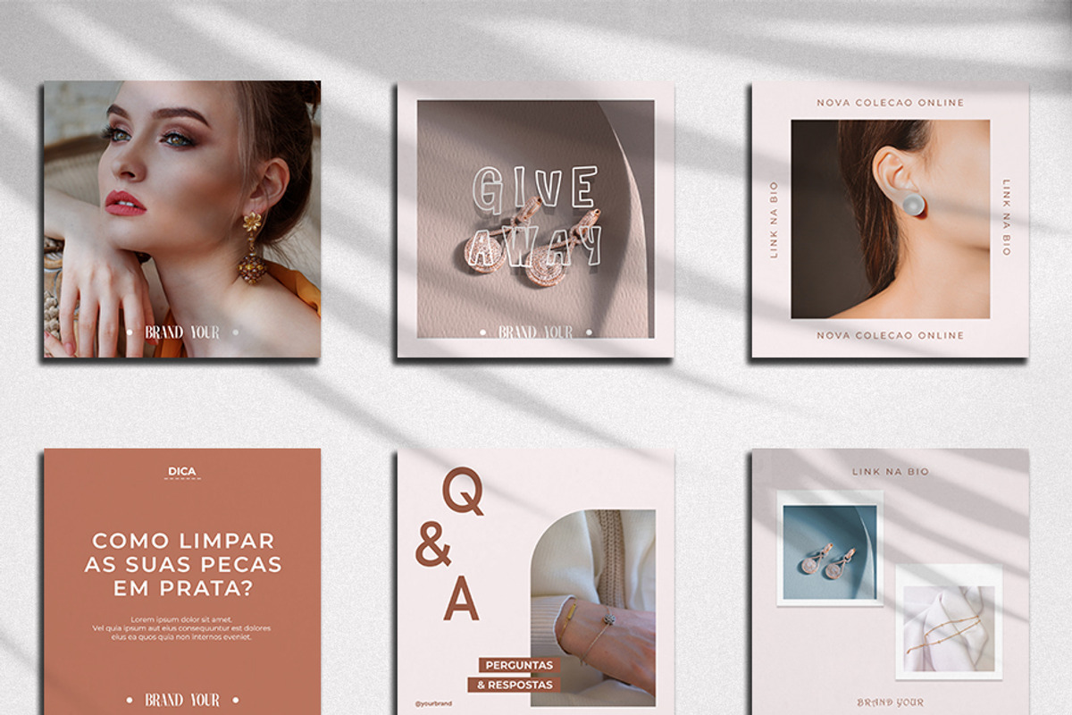 Azalea Jewelry Social Media Kit, a Social Media Template by design_mong (Photo 3 of 4)