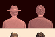 Observer . Vector engraving, a Decorative Illustration by Vector Engraving (Thumbnail 2 of 3)