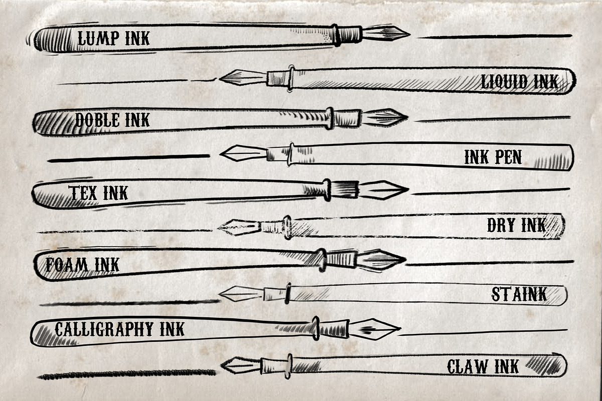 Real Ink Brushes for Procreate, a Brush Add-On by Eliza Moreno Illustration (Photo 4 of 5)