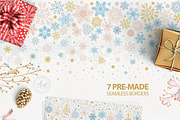 Sparkling snowflakes collection, a Seasonal Illustration by antuanetto (Thumbnail 4 of 16)
