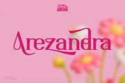 Arezandra, a Serif Font by Rishsketch (Thumbnail 1 of 15)