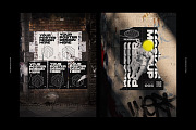 Urban Poster Wall Mockups, a Print Template by FLYERWRK (Thumbnail 3 of 11)