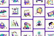 Animated Technology and Innovation, a Technology Illustration by Brickclay (Thumbnail 4 of 5)