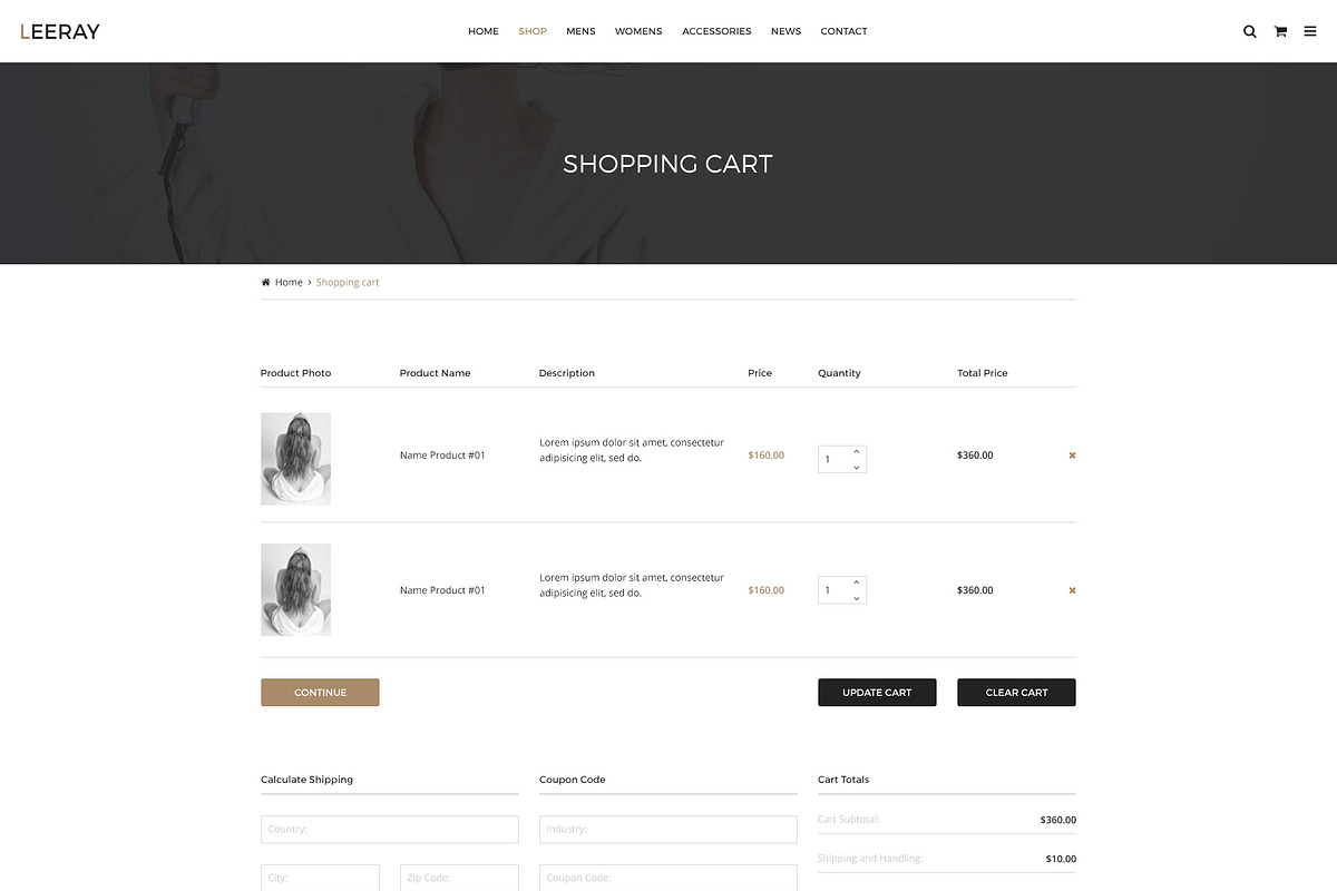 Leeray Fashion Ecommerce Template, a Websites & App Template by mine-tech (Photo 10 of 16)