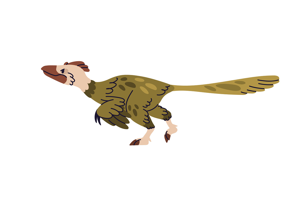 Dinosaurs, prehistoric raptors set, an Animal Illustration by Good Studio (Photo 8 of 17)