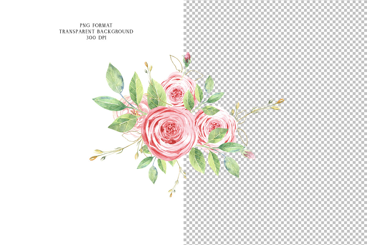 Pink flowers, an Illustration by Vasmila (Photo 7 of 8)